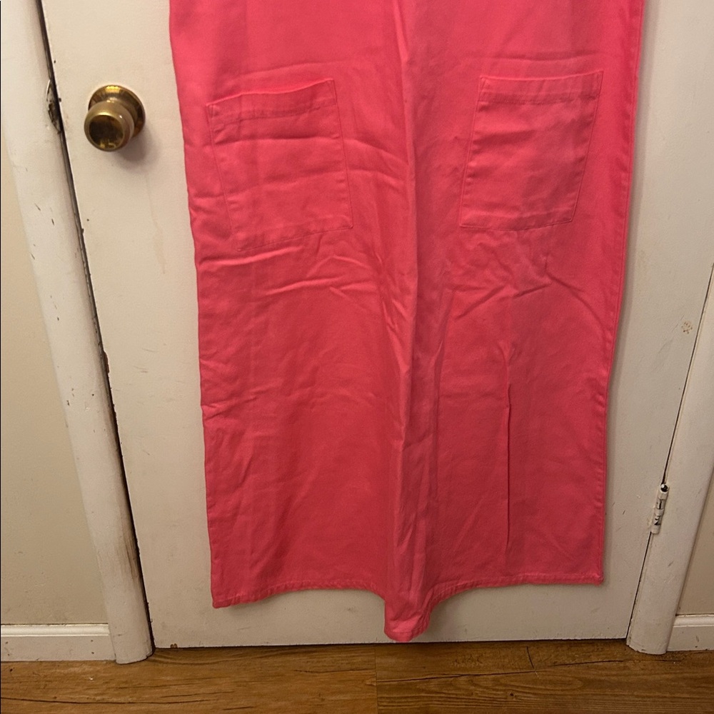 Mandal Bay Pink Sleeveless Dress with Embroidery Large Vintage - Picture 2 of 7